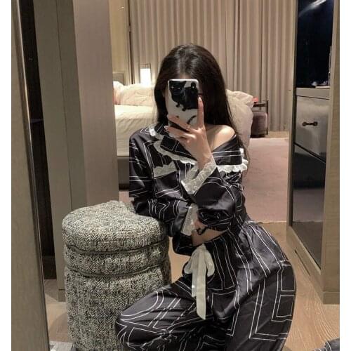 Женские шелковые пижамы TGCIFU China At AliExpress