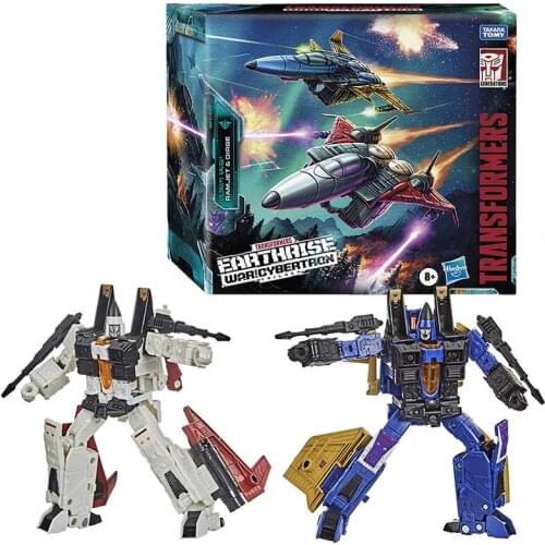 Transformer Generations War for Cybertron Earthrise Voyager Seeker Elite Ramjet Dirge 2-Pack Autobot Alliance Action Figure Toy
