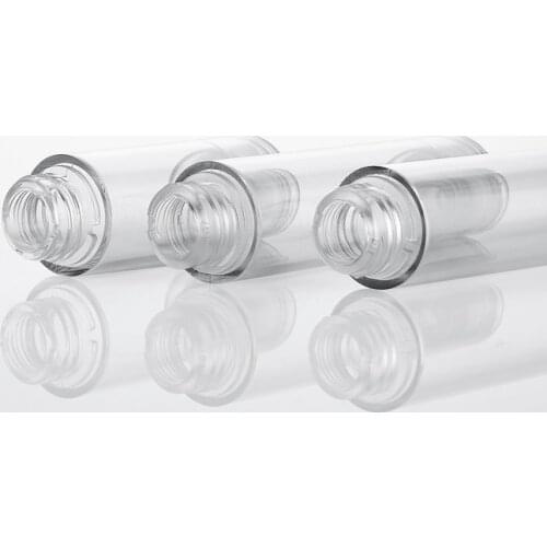 10pcs/lot 5ml/10ml/15ml Vacuum Refillable Bottle Plastic Travel bottle Support wholesale Transparent/Clear Airless Lotion Bottle