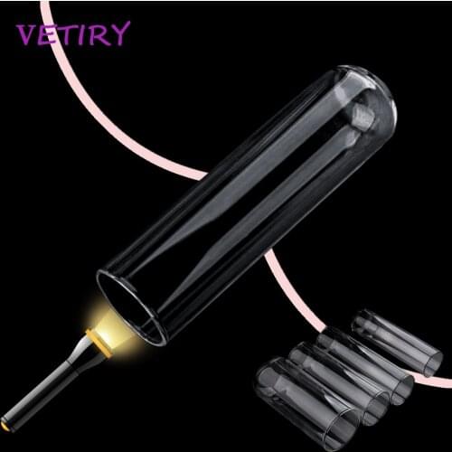 VETIRY 4 Sizes Hollow Anal Plug Vagina Speculum Prostate Massager Anal Dilator Sex Toys For Woman Men Transparent Butt Plug