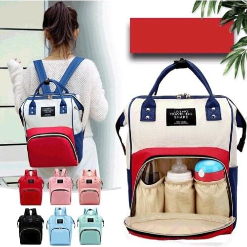 Large Capacity Mummy Bag Multifunction Travel Backpack Nursing Bag for Baby Care Womens Female Fashion Outdoor Travel Backpack