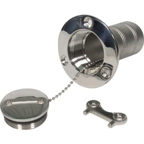 1.5" and 2" 38mm or 50mm 316 Stainless Steel Marine Boat Hardware Deck Filler Fuel Water Waste Diesel Gas Key Cap Fuel Water Was