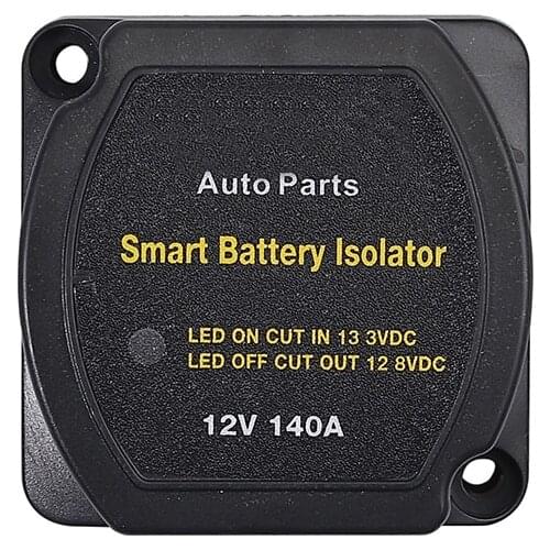 12V 140 Amp Voltage Sensitive Relay Dual Battery Lsolator Switch Relay Split Charge Relay Kit Smart Battery Lsolator