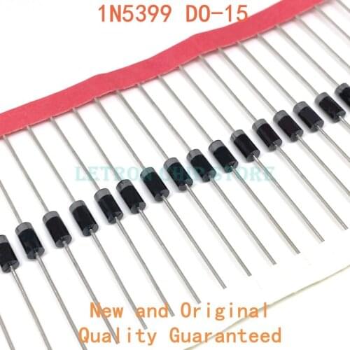 50PCS 1N5399 DO-15 DO-204 1.5A 1000V Rectifier Diode