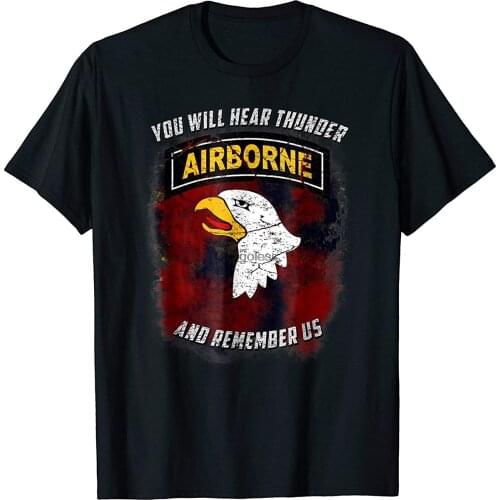 US Army 101st Airborne 'You Will Hear Thunder' T-Shirt(2)