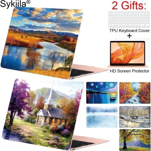 Case for Macbook Pro 16 15 13 Hard Shell Art Printed Air 13 11 12 Retina Toucb bar Laptop Cover Diy Oil A2141 A2289 A2251