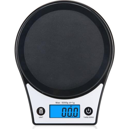 Ataller Multifunction Digital Kitchen Scale For Food With Tare Zero & Auto Off & Overload & Backlit LCD Display & 5kg/11lb