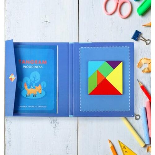 Wooden Colorful Childrens Early Education Building Blocks Cognitive Toys Childrens Brainpower Development Magnetic Toy Set