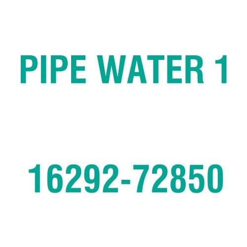 For Kubota 16292-72850 PIPE WATER 1