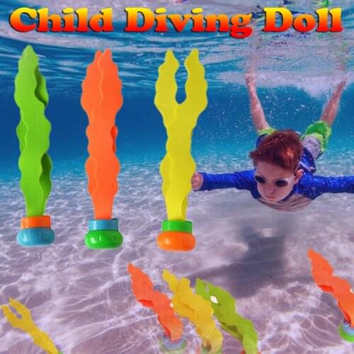 Diving Seaweed Toy Plant Shape Swimming Pool Toy PVC Safety Material Swimming Training Props Outdoor Parent-child Toys