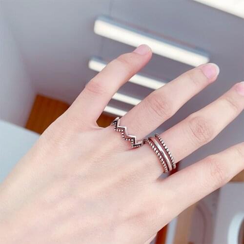 Open adjustable ring female student personality wild fashion cold wind index finger ring temperament jewelry
