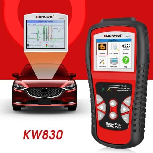 KONNWEI KW830 Professional OBD2 Scanner Auto Code Reader Diagnostic Check Engine Light Scan Tool for OBD II Cars After 1996