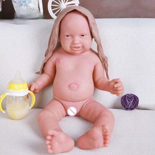 Reborn Baby Dolls Full Body Silicone 23" Soft Cute Doll Newborn Baby Girl 5400g Reborn Baby Toys