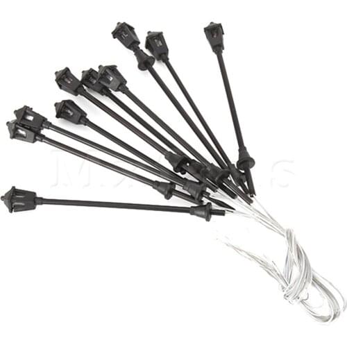 10PCS 1:150 DC6V Model Street Railway Train Lamp Post Lights Outdoor Pathway DIY
