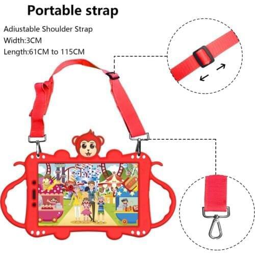 Kids Case Soft Silicon Child Lovely Cover for Samsung Galaxy 8.0 10.4 T510 T290 T505 T307 Children Learnging Tablet Non-Toxic