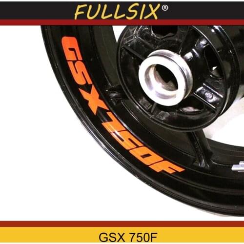 Motorcycle Wheel Sticker Decal Reflective Rim Bike Motorcycle Suitable for SUZUKI GSX 750F