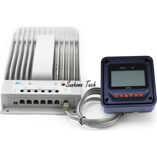 New Tracer 3215BN MPPT Solar Charge Controller with MT50 LCD display Remote meter 30A 12V 24V