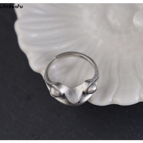 Frog Retro Personality Creative Animal Unisex Frog Open Adjustable Rings 2021 Drop shipping