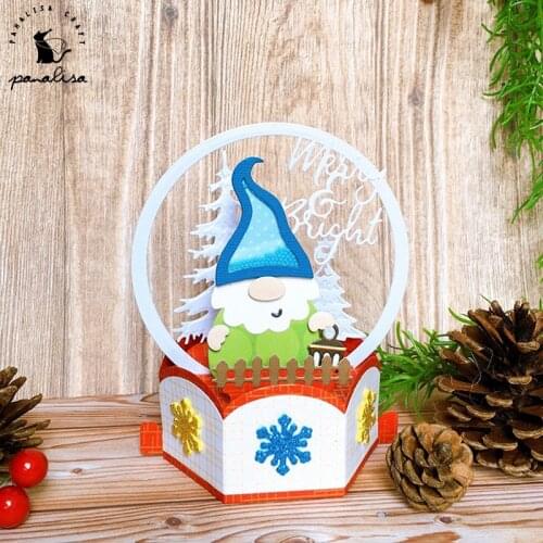 Panalisacraft Christmas gnomes Metal Cutting Dies Stencils for DIY Scrapbooking/photo album Decorative Embossing DIY Paper Cards