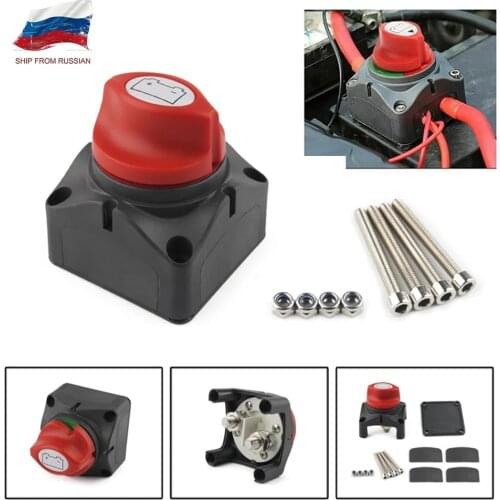 12V-60V 100A-300A Car Auto RV Marine Boat Battery Selector Isolator Disconnect Rotary Switch Cut