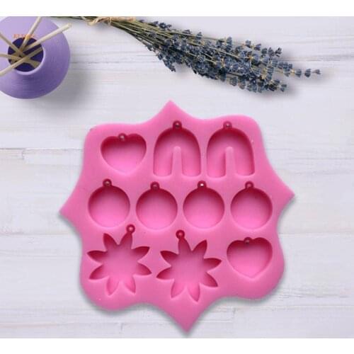 Earrings Silicone Mold Silicone Tray Mold Resin Mold for DIY Craft Jewelry Tool