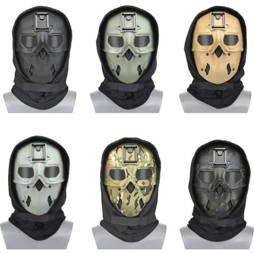 Tactical Full Face Mask & Balaclava Cap Hunting Army Airsoft Paintball Headgear CS Game Shooting Cycling Protective Masks