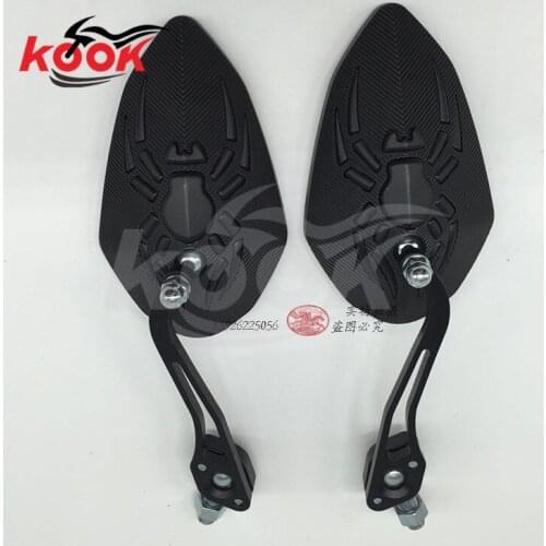Universal motorcycle Accessories motocross rearview mirrors Spider Decoration moto side mirror for yamaha honda suzuki kawasaki