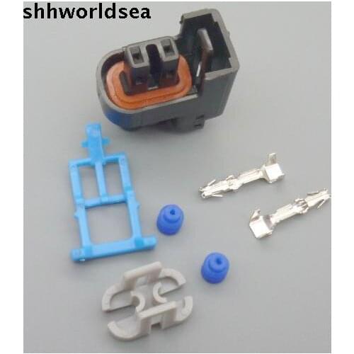 Worldgolden 5/30/100sets 0.8mm for Buick fuel injector nozzle conversion plug Wuling nozzle connector 15326181 15411633