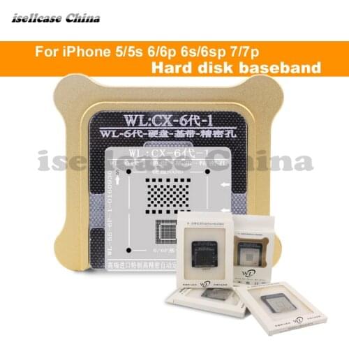 Wozniak WL Best for iphone 5 5s 6 6s 7 8 XS MAX Plus NAND processor BGA reball Tin Net HDD Baseband Stencil Great Repairing Base