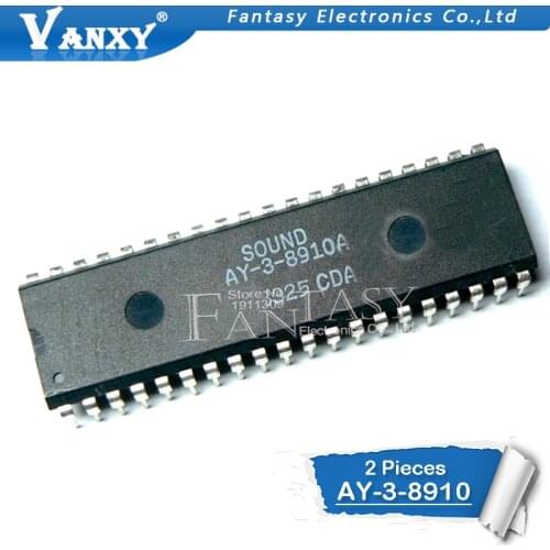 2PCS AY-3-8910 DIP-40 AY-3-8910A DIP