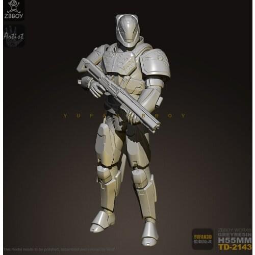 75MM Resin Figure Future Soldier Resin Soldier Model TD-2143