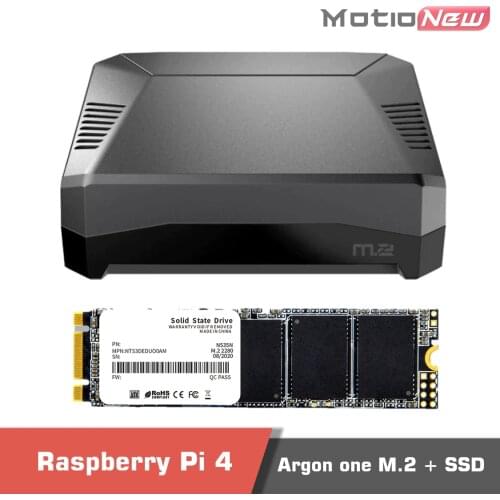 Argon One M.2 SSD Raspberry pi 4 Case / Raspberry Pi 4 Aluminum case With M.2 Expansion Slot And SATA SSD Chip / ARGON ONE M.2