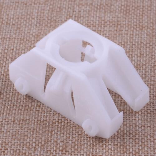 DWCX Plastic White Auto Car Brake Pedal Booster Clip Mount Support Bracket 1J0721169A 1K0721169 Fit For VW Volkswagen Vehicles