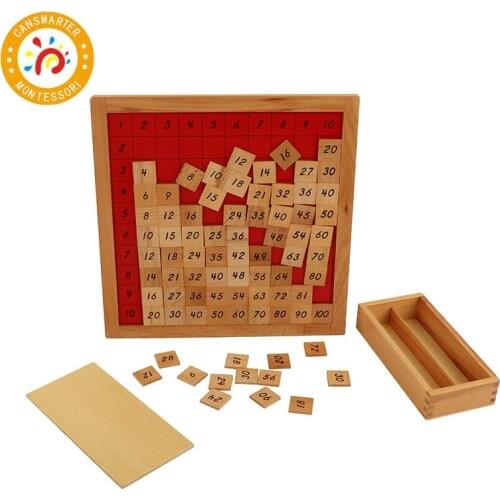Baby Toy Montessori Material Wooden Pythagoras Board Math Developmental Teaching Aids Early Education