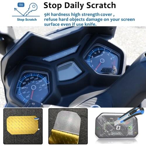 For SYM Joymax Z300 Z 300 Z 300i Z300i ABS Motorcycle Cluster Scratch Protection Film Instrument Speedometer Screen Protector