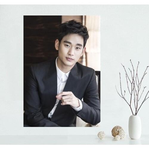 Hot Sale Custom Kim Soo Hyun Poster Home Decoration Fashion Canvas Material Wall Poster Custom Poster