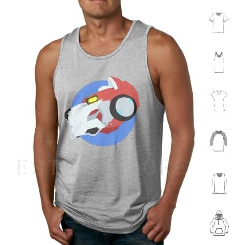 Red Lion Tank Tops Vest Cotton Voltron Vld Voltron Red Red Lion Lion Lions Keith Keith Kogane Robot Robots