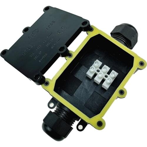 IP68 Waterproof Junction Box Underground Outdoor Cable Line Protection Sleeve Connectors