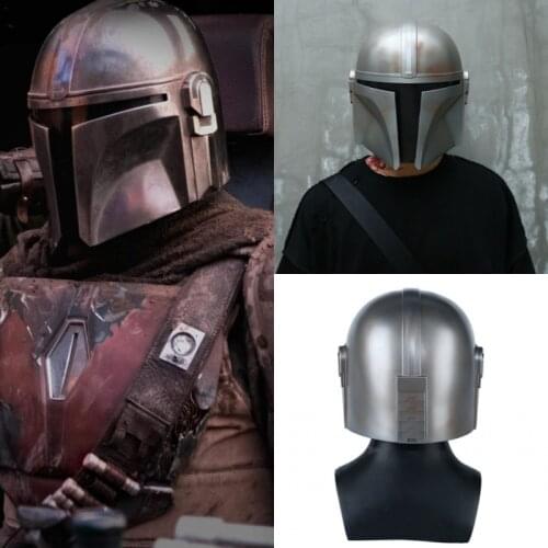 Movie Boba Fett Cosplay Mask Helmets PVC Masks Props Halloween Mask for Face with Eye Shield Anime Robot Full Masks Boba Fett