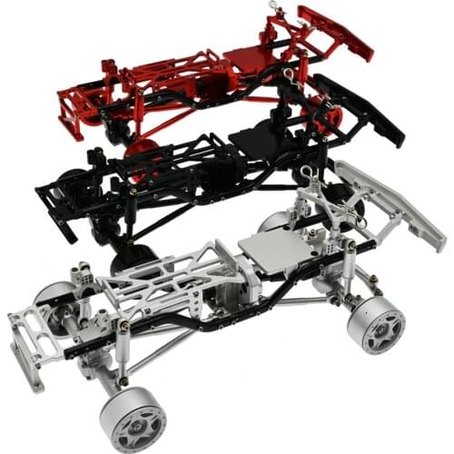 Metal Aluminum Alloy Frame Upgrade Parts for 1:24 Axial SCX24 C10 RC Model Car Frame