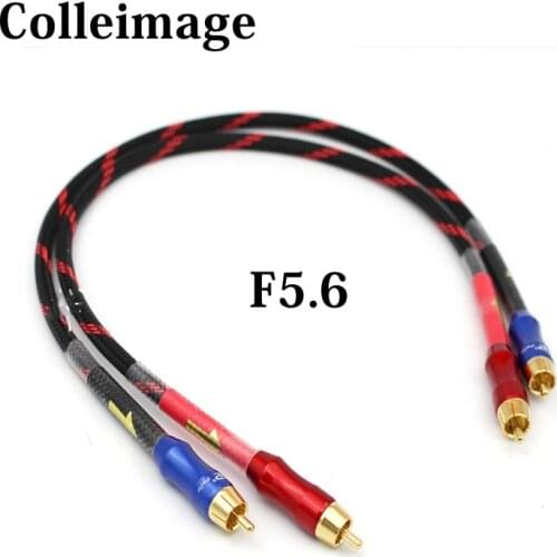 Pair HIFI Stereo Pair RCA Cable High-performance Hi-Fi Audio 2rca to 2rca Interconnect Cable