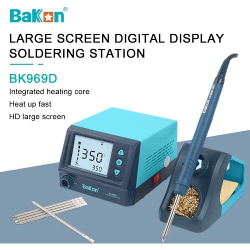 Bakon BK969D New Soldering Station Digital Display with T12 Heating Core