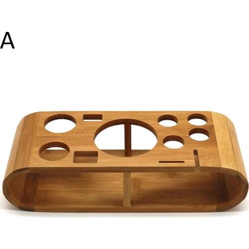 Stylish Wooden Stand Wooden Frame Base for Cocktail Shaker Set, Bartending Kit Holder for Home Bar Party