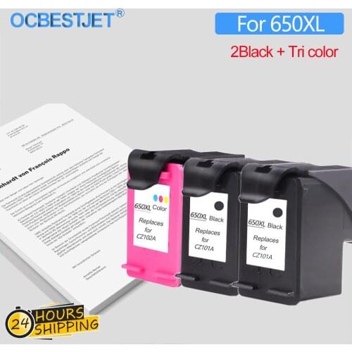 Replacement Ink Cartridge For HP 650 650XL HP650 For HP Deskjet 1015 1515 2515 2545 2645 3515 4645 Printer