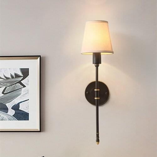 Modern Wall Lamp All Copper Wall Lamps For Living Room Bedroom Home Loft Nordic E14 Decor Luminaire Bedside Wall Light Fixtures