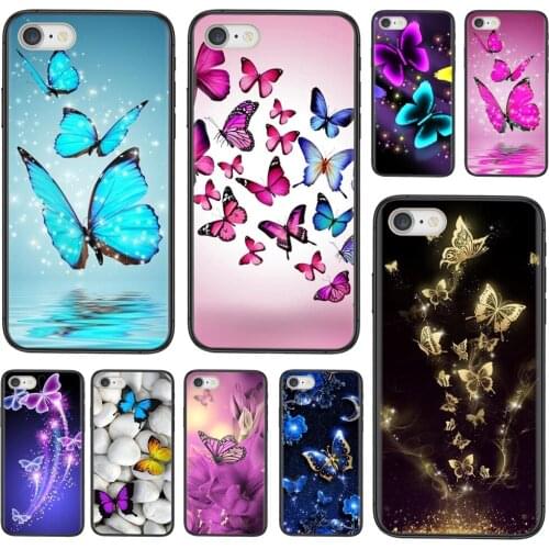 For Huawei P50 P40 P30 Lite P Smart Z 2019 2020 2021 Butterfly Wallpaper Background Come Low TPU Protective Cover Case