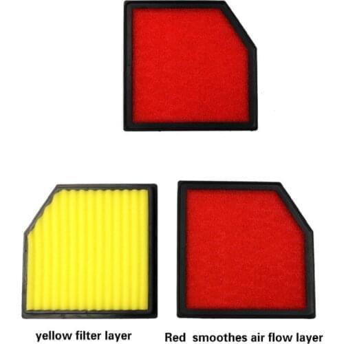 1Pcs Car Air Filter High Flow Air Filter Auto Super Hybrid Air Filters for LEXUS RC350 3.5L V6 ( match kn 33-2452 )