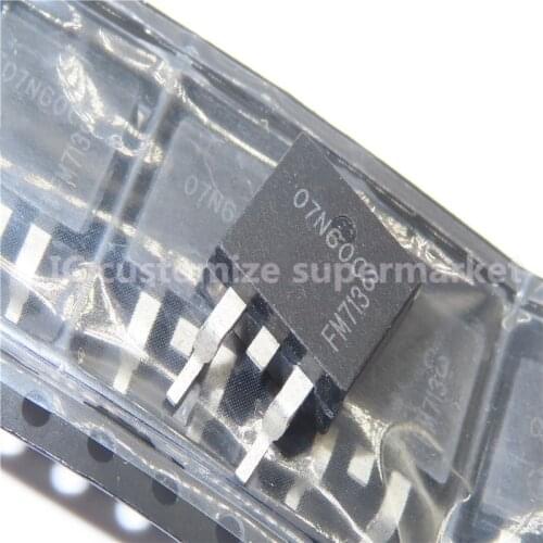 10PCS/LOT SPB07N60C3 07N60C3 TO-263 650V 7.5A SMD Triode