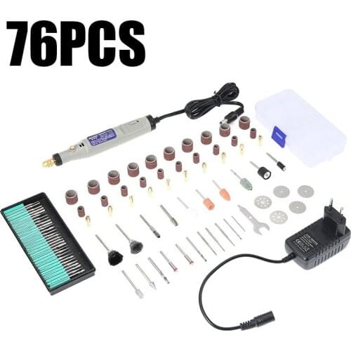 240V 76pcs Cordless Rotary Tool USB Woodworking Engraving Grinding Pen DIY For Jewelry Metal Glass Drill Mini Electric Drill