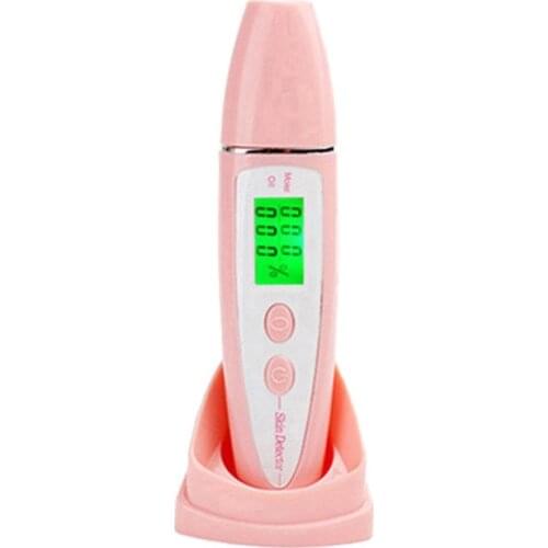 3-in-1 Skin Moisture Detector Skin Oil Content Analyzer LCD Digital Facial Skin Moisture Meter Skin Care Tester